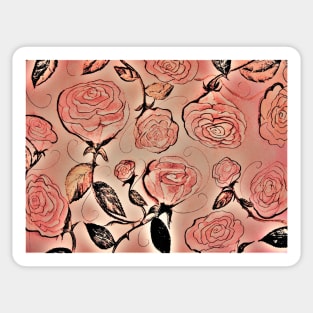 1941 Roses House of Harlequin Sticker